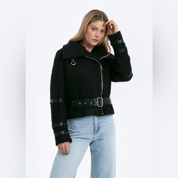 CHRLDR | Anthropology ~ Milki Cropped Teddy Bear Jacket - Picture 6 of 11